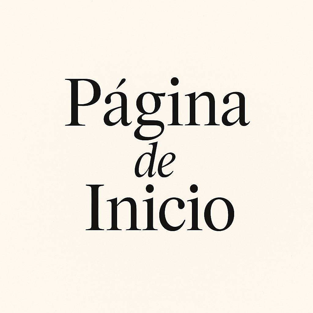 Página de inicio